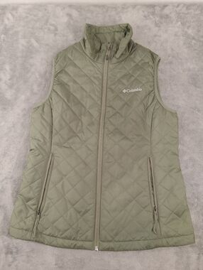 Columbia Women's Quilted Vest - Sage Green Size Medium